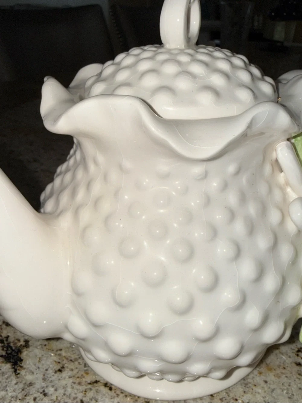 Vintage Daisy ladybug Tea set cottage core mini teapot salt pepper set decor